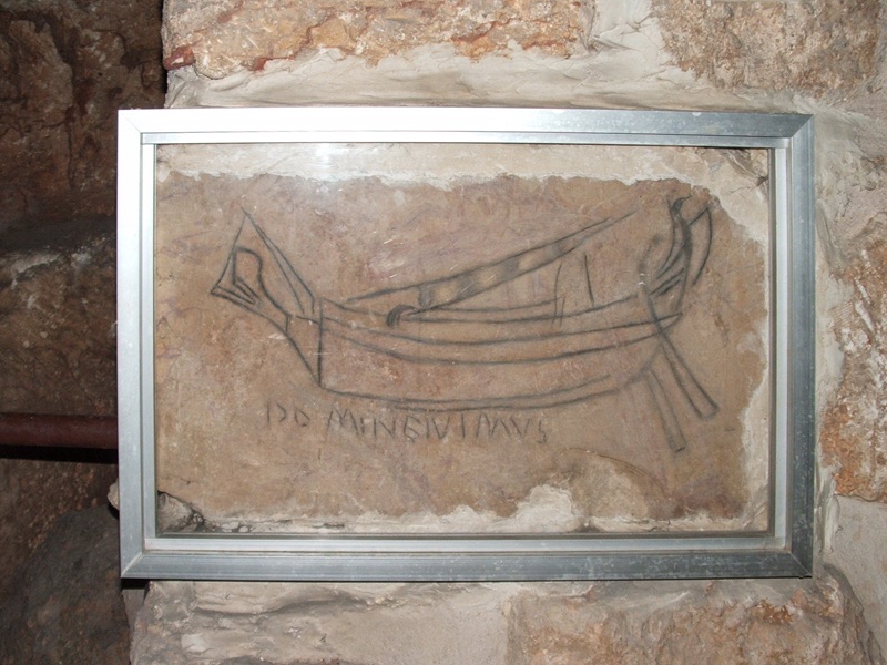 graffiti boat holy sepulchre