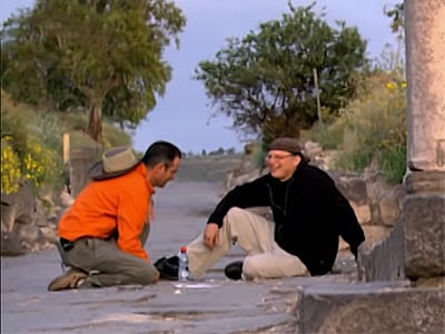 Sussita naked archaeologist